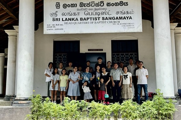 At SLBC office - first chinese baptist church